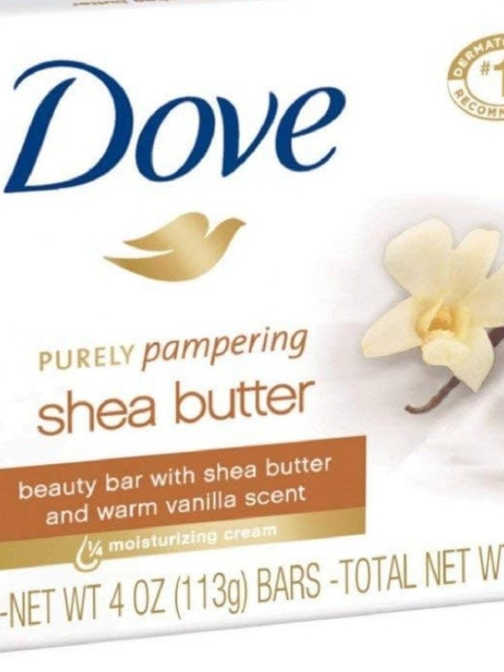 Purely Pampering Shea Butter Beauty Bar - Warm Vanilla (White)